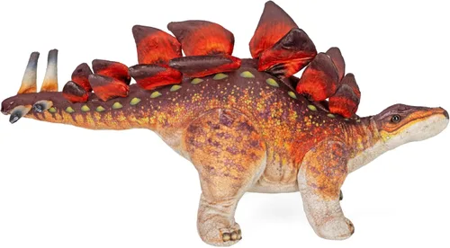 Vista 5 de Wild Republic Colección de artista, dinosaurio estegosaurio, regalo para niños, 15 pulgadas, juguete de peluche, botellas de agua recicladas