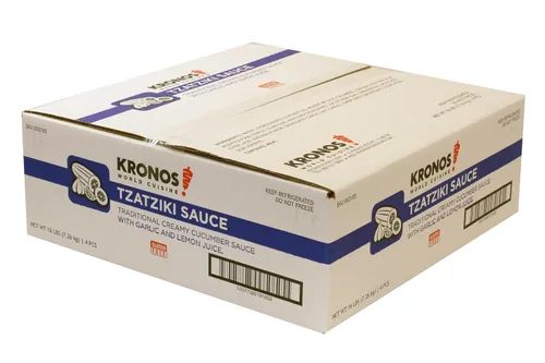 Vista 3 de Krono Salsa Tzatziki, 0.5 galones, 4 por caja.