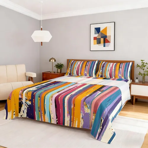 Vista 14 de Castle Fairy Juego de sábanas de motocross tamaño twin, juego de ropa de cama verde con diseño de panal ombré, decoración de habitación de niños