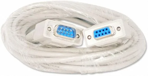 Vista 4 de YCS basics Cable de extensión DB9 de 9 pines serial/RS232 macho/hembra de 100 pies