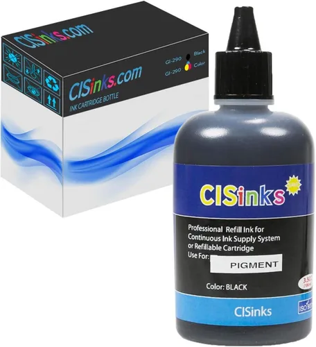 Vista 8 de Botella de tinta de repuesto negra de 3.4 fl oz compatible con PGI-280 / CLI-281 XL PIXMA TS9120 TS8120 TS8220 TS9520 TR8520 TR7520 TS6120 Negro