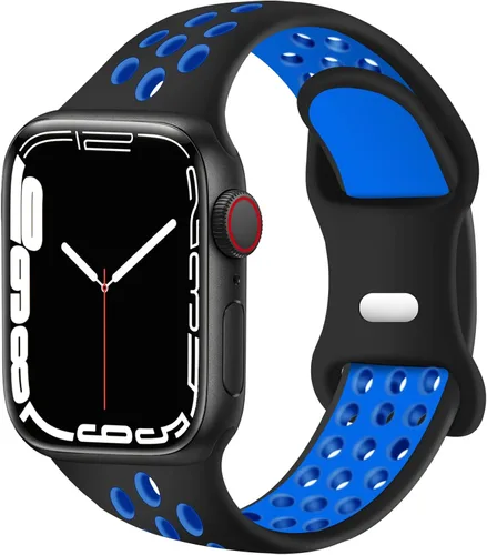 Vista 15 de Correas deportivas compatibles con correas de Apple Watch de 1.496 in 1.575 in 1.614 in 1.654 in 1.732 in 1.772 in 1.811 in 1.929 in, correa