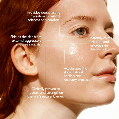 Vista 2 de Doré - Le Baume - Bálsamo todo en uno Bálsamo hidratante facial sin fragancia para pieles sensibles Hidratante labial multiusos para mujeres