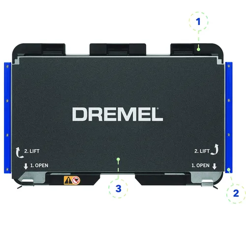 Vista 3 de Dremel Paquete de placa de construcción flexible Digilab 3D40