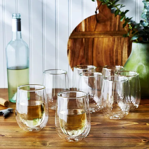 Vista 2 de ZWILLING Sorrento - Juego de copas de vino blanco de doble pared (8 piezas)