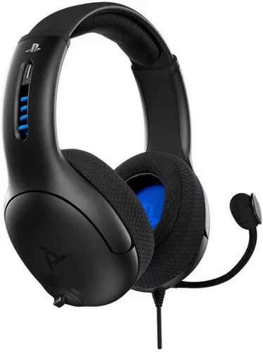 Vista 2 de PDP Auriculares con cable LVL50 con micrófono con cancelación de ruido negro - PS5PS4
