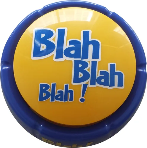 Vista 3 de Botón Blah (Incluye 12 frases Blah hilarantes)