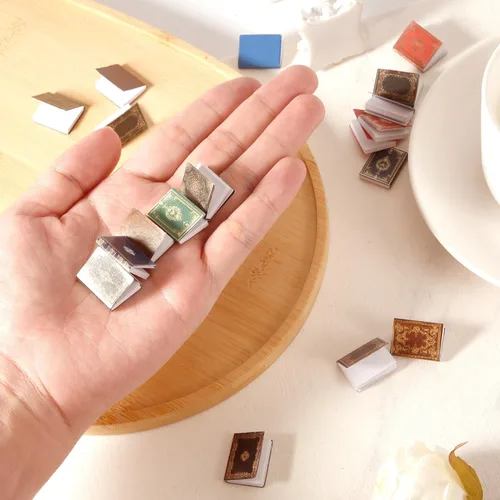 Vista 5 de 51 libros en miniatura, libros en miniatura a escala 1:12 para casa