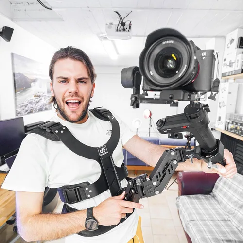 Vista 8 de DF DIGITALFOTO THANOS-SE Sistema de Chaleco de Soporte, Kit de Cineastas Gimbal SteadyCam Axis Compatible con DJI RS4/RS 4 Pro/RS2/RS 3 PRO Mini