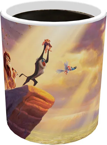 Vista 5 de Thomas Kinkade's The Lion King Morphing - Tazas de desayuno Negro