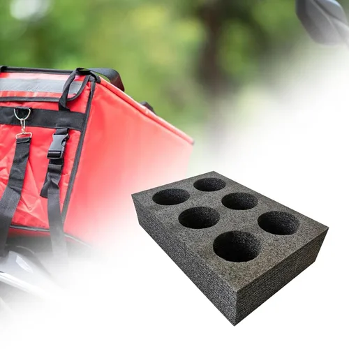 Vista 6 de Yajuyi Bandejas de espuma para café para llevar, herramienta de embalaje de bebidas, portador de bebidas para té, tiendas de comida para llevar, 6