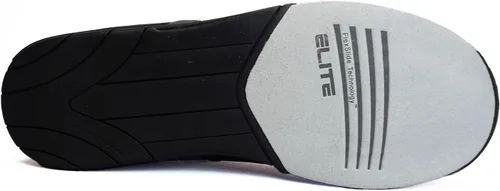Vista 7 de ELITE Zapatos de bolos deportivos básicos con cordones para hombre con suela deslizante universal para jugadores diestros o zurdos