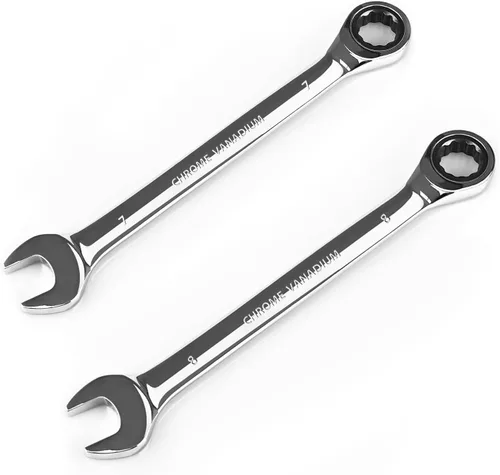 Vista 17 de Egofine Llave combinada de trinquete de 1 pulgada SAE, llave de engranajes de grado industrial con diseño de 12 puntos, trinquete de 72 dientes