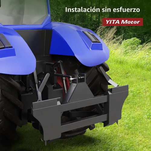 Vista 7 de YITAMOTOR Adaptador de enganche rápido de 3 puntos para minicargadora de categoría 1, conversión universal de enganche de 3 puntos, accesorios