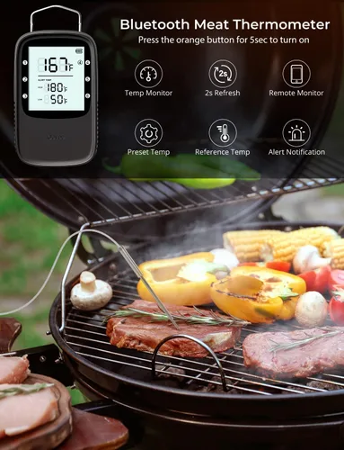 Vista 4 de Govee Paquete de termómetro de carne Bluetooth con hervidor eléctrico inteligente Govee