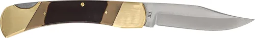 Vista 9 de Old Timer 7OT - Cuchillo plegable de resorte Cave Bear tradicional con hoja de acero inoxidable de alto carbono de 3.9 pulgadas, mangos con muescas