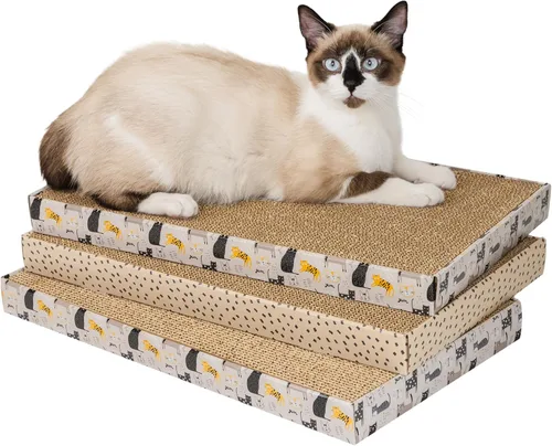 Vista 9 de Kitty City Clip rascador para gatos sobre la puerta – Soporte vertical para rascador para gatos – Protege muebles y puertas – Se adapta a la mayoría