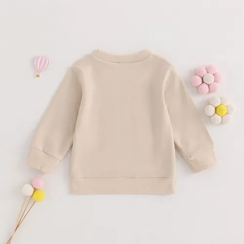 Vista 7 de Big Sister Little Sister Conjuntos a juego para bebé niña Burbuja Mameluco de manga larga camiseta sudadera para niños pequeños Ropa de otoño