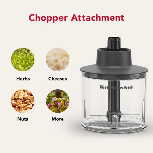 Vista 6 de KitchenAid Batidora de mano inalámbrica Go con accesorios, batería incluida