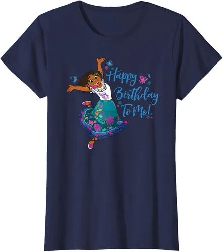 Vista 35 de Disney Camiseta Encanto Mirabel Madrigal ¡Feliz cumpleaños a mí! Negro
