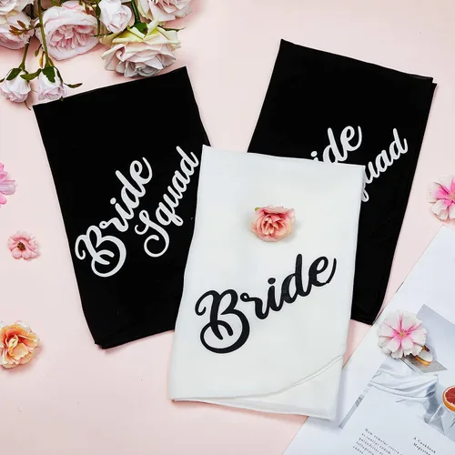 Vista 5 de Jiuguva Pareo para cubrir el bikini de novia, pareo para mujer, traje de baño para novia, boda, gasa, blanco y negro, Blanco, Negro