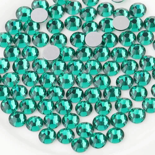 Vista 61 de Beadsland 1440 diamantes de imitación de cristal con parte trasera plana, gemas redondas, ámbar, SS3, 0.047-0.055 in