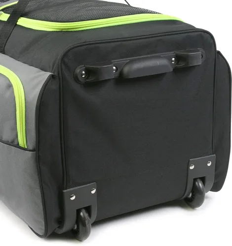Vista 6 de Fila Bolsa de lona grande con 7 bolsillos, gris, lima, (GreyNeon Lime), Bolsa de lona grande con 7 bolsillos