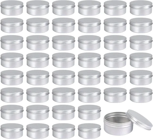 Vista 16 de Moretoes Paquete de 8 latas de 2 onzas con tapas, recipientes de lata