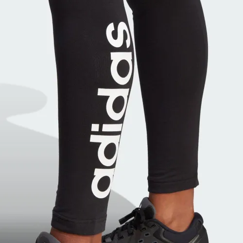 Vista 6 de adidas Leggings Essentials de cintura alta con logotipo para mujer