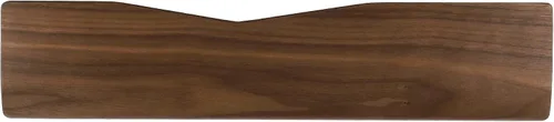 Vista 3 de Reposamuñecas ergonómico de madera maciza de nogal para AKKO Alice Pro