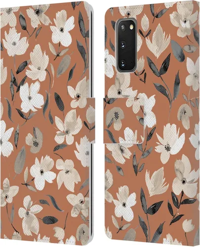 Vista 167 de Head Case Designs Officially Licensed Ninola Ditsy Flowers Yellow Nature Bold Leather Wallet Case Compatible with Samsung Galaxy A07 4G