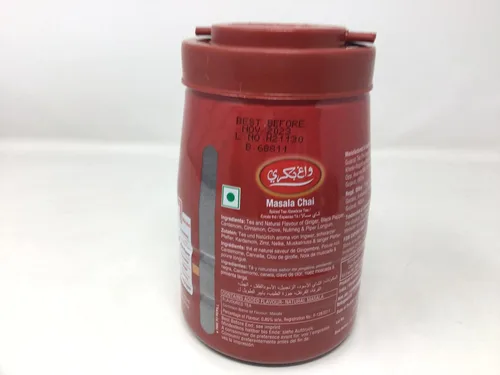 Vista 6 de Wagh Bakri Masala Tea Hojas de té especiadas en paquete de exportación, 8.825 onzas
