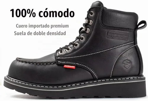 Vista 6 de SUREWAY Men's Heavy Duty Wedge Moc Toe Work Boots Soft/Composite/Steel Toe