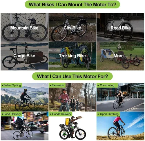 Vista 9 de Velocímetro Bafang BBSHD, BBS02B, eléctrico, para motor de bicicleta, 1,000 vatios, 750 vatios, 500 vatios, kit de conversión para bicicleta