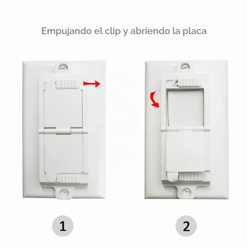 Vista 3 de ILIVABLE - Protector de interruptor de luz basculante, cubierta