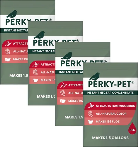 Vista 10 de Perky-Pet Concentrado instantáneo de néctar en polvo de colibrí, bolsa de 2 libras, 244SFB, hace 192 onzas de néctar de alimentos líquidos