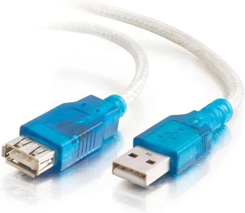 Vista 3 de C2G Cable de extensión USB largo, Cable USB, Cable USB A a A, Negro, 16 pies (4.87 metros), Cables to Go 39010