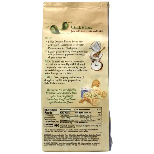 Vista 4 de Sticky Fingers, Mix Scone Original English, 16 Ounce