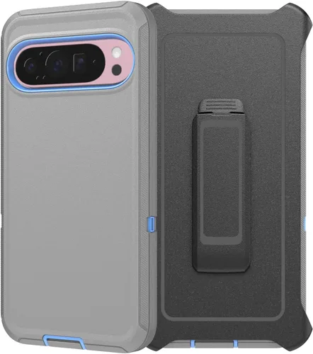 Vista 7 de Defender Series - Funda para Google Pixel 9 Pro XL, resistente y duradera, grado militar, a prueba de golpes, con protección de puerto, incluye