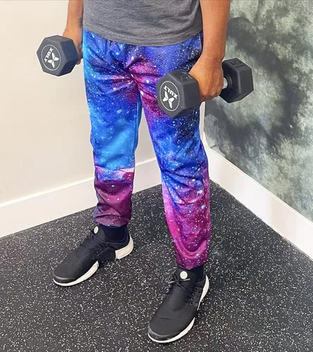 Vista 5 de Belovecol - Pantalones de deporte para hombre y mujer, estilo casual, 3D