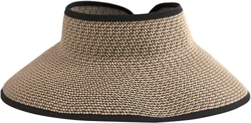Vista 11 de San Diego Hat Co. Visera ultratrenzada para mujer con cinta y banda para el sudor Aqua Lime