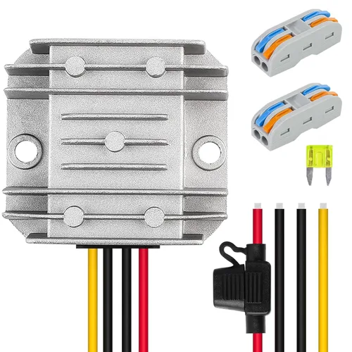 Vista 9 de Regulador de Voltaje Reductor DC 8V ~ 40V a 12V 3A 36W Convertidor - DC 36V 24V 18V a 12V Convertidor Regulador Reductor Elevador Módulo
