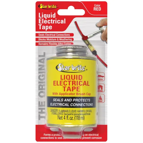 Vista 16 de STAR BRITE - Cinta aislante líquida eléctrica, tubo negro de 1 oz (084154)