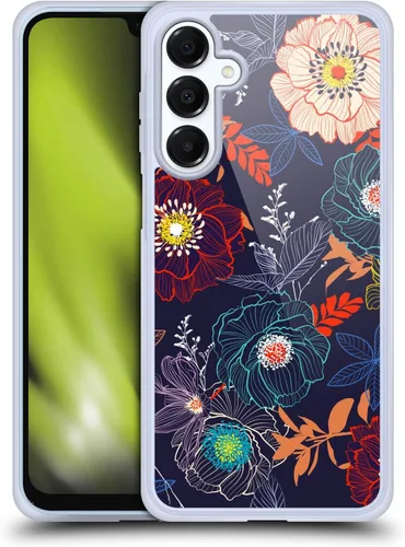 Vista 13 de Head Case Designs Officially Licensed Haroulita Blue Red Ethnic Pattern Gel Case [Military Grade Protection] Compatible with Samsung Galaxy A16 5G