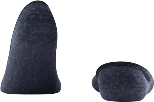 Vista 2 de FALKE Calcetines invisibles de corte medio para hombre, ligeros y frescos, algodón sostenible, agarre antideslizante en el talón, agradable a la piel