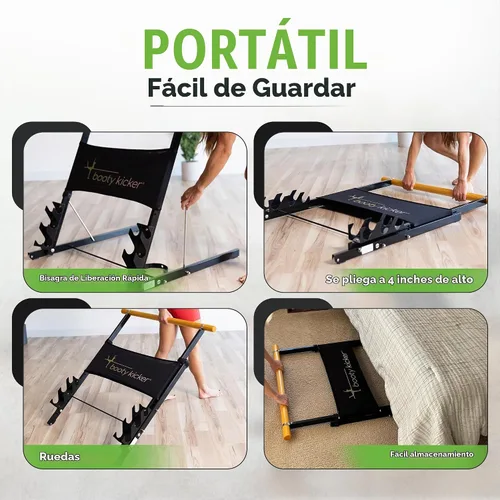Vista 5 de Barra de ejercicio plegable portátil para entrenamiento de barras