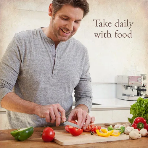 Vista 6 de Garden of Life Organics Multivitamínico de alimentos enteros para hombres de 40+, 60 tabletas, multivitamínico vegano para hombres para la salud