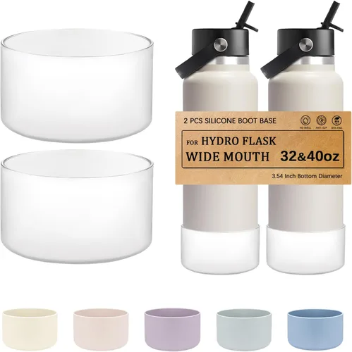 Vista 33 de HEYSKAY - Base de silicona para botella de agua Hydro Flask de boca ancha de 32 a 40 onzas