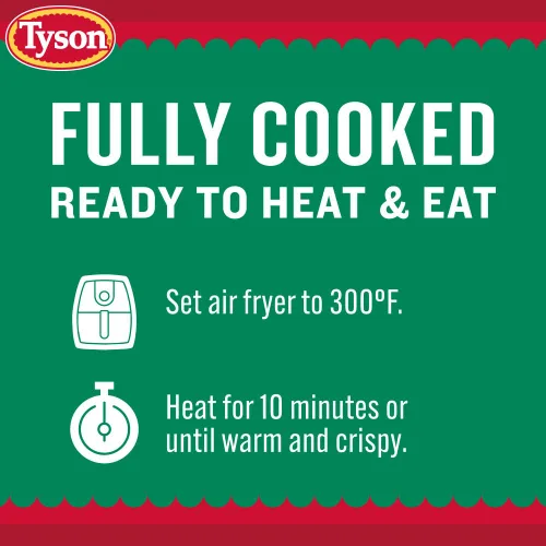 Vista 8 de Tyson - Nuggets de pechuga de pollo al horno, 25 onzas (congelados)