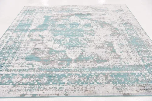 Vista 181 de Unique Loom Colección Sofia - Alfombra de área Salle Garnier (7' 1" x 10' Rectángulo, Borgoña/ Marfil)